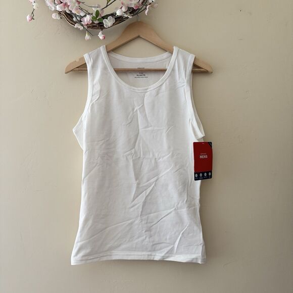 Spanx Men's Cotton Compression Sculpt Tank Top Sleeveless White Size XL NWT - Picture 1 of 8